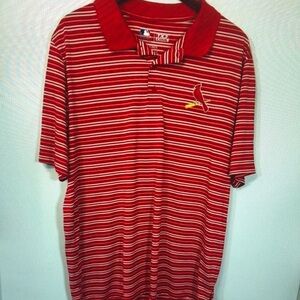 Red Striped Polo Shirt